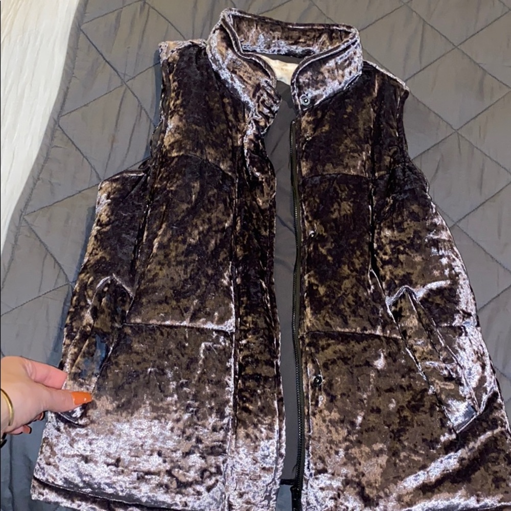 Velvet vest